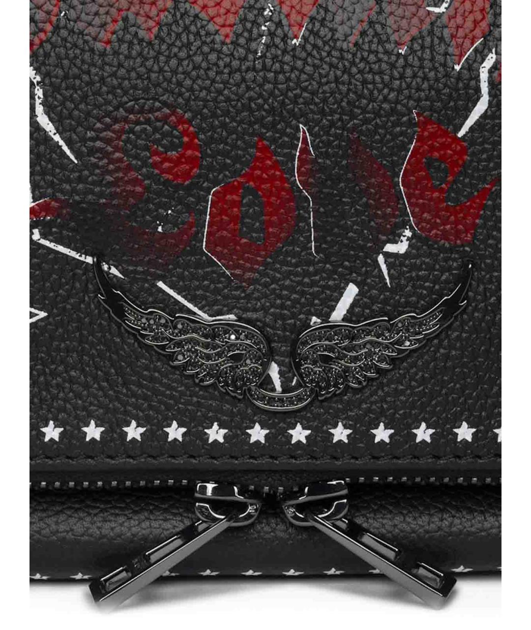 ZADIG & VOLTAIRE Черная кожаная сумка тоут, фото 2