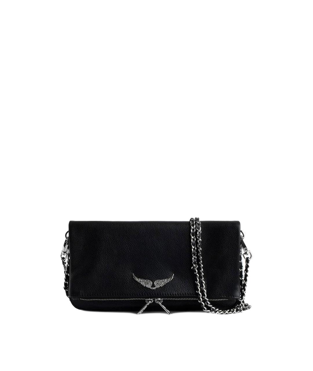 ZADIG & VOLTAIRE Черная кожаная сумка тоут, фото 1