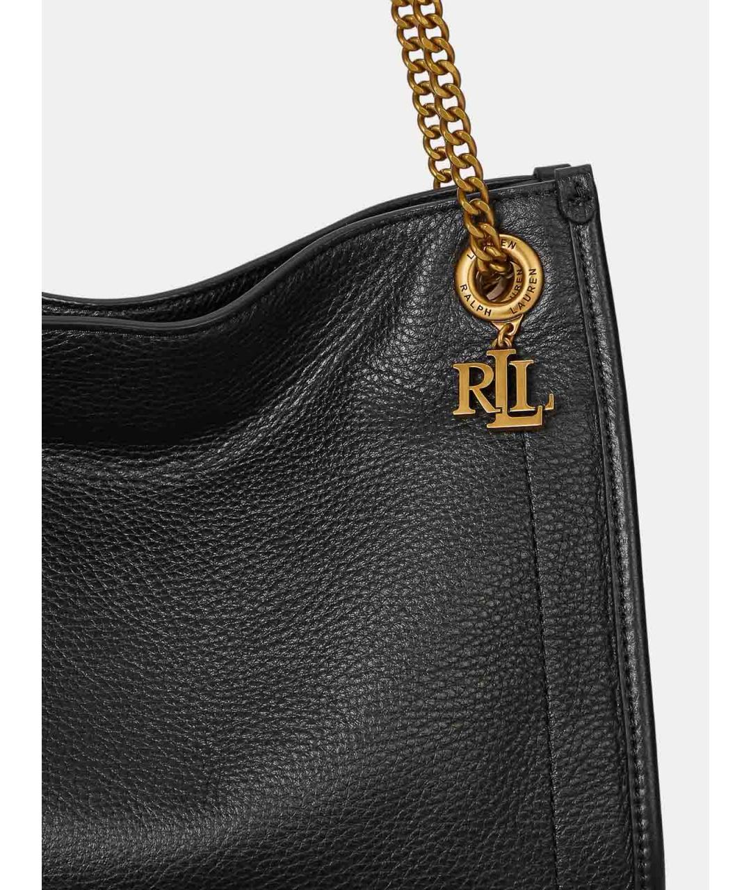 RALPH LAUREN Черная сумка через плечо, фото 5