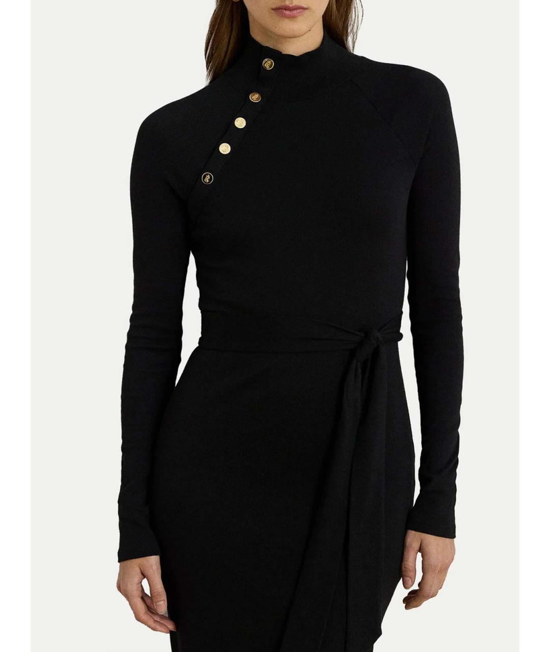 RALPH LAUREN Черное повседневное платье, фото 3