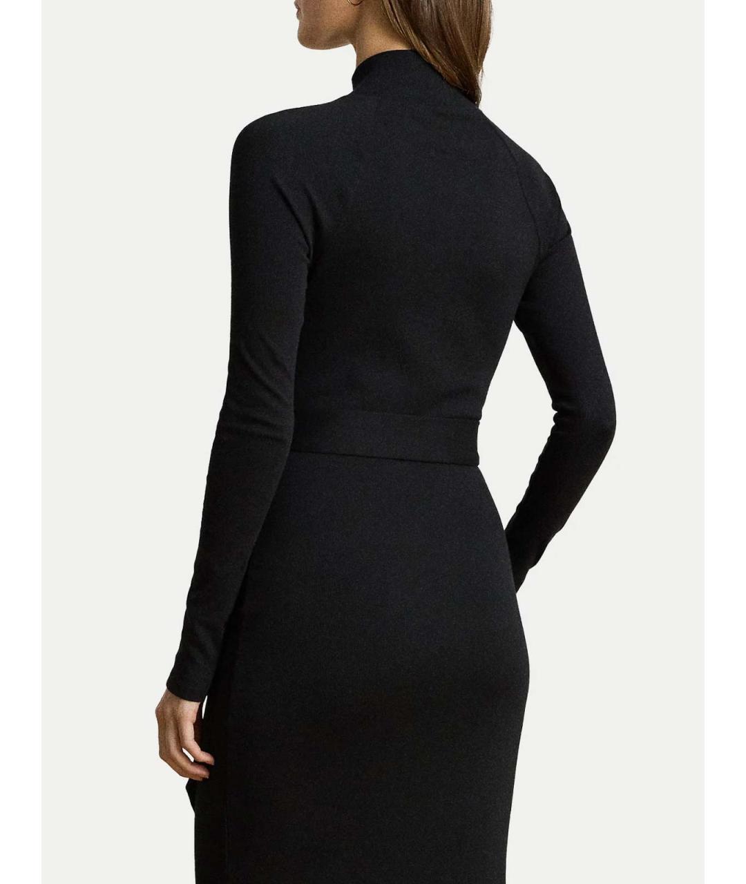 RALPH LAUREN Черное повседневное платье, фото 4