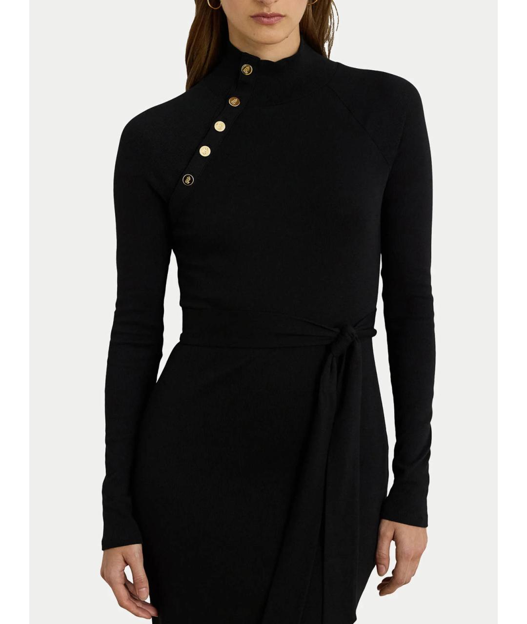 RALPH LAUREN Черное повседневное платье, фото 5
