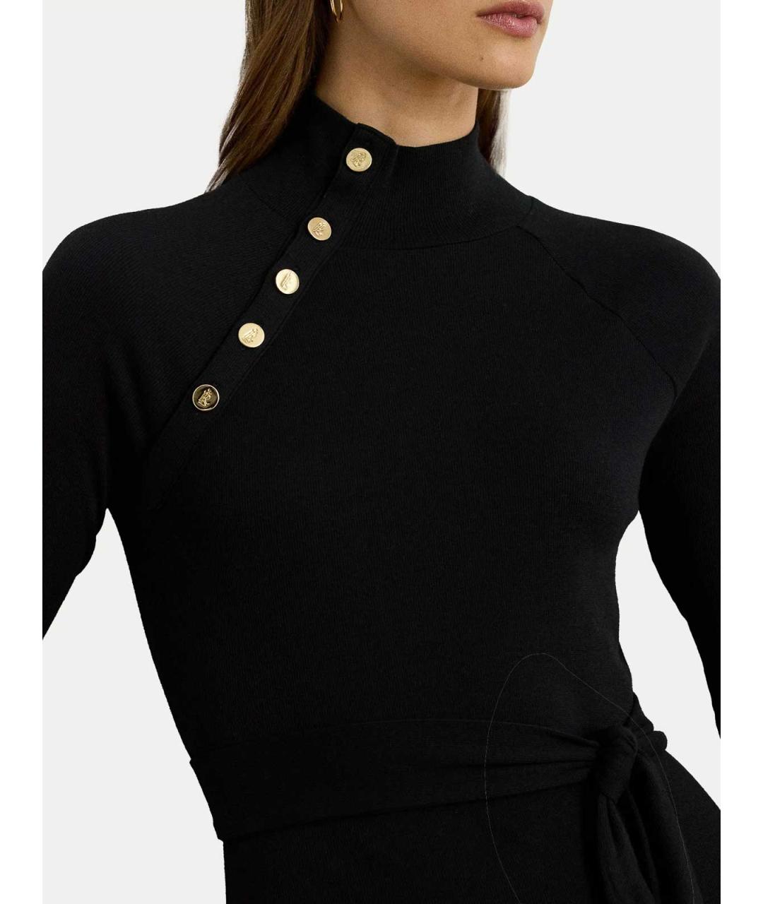 RALPH LAUREN Черное повседневное платье, фото 6