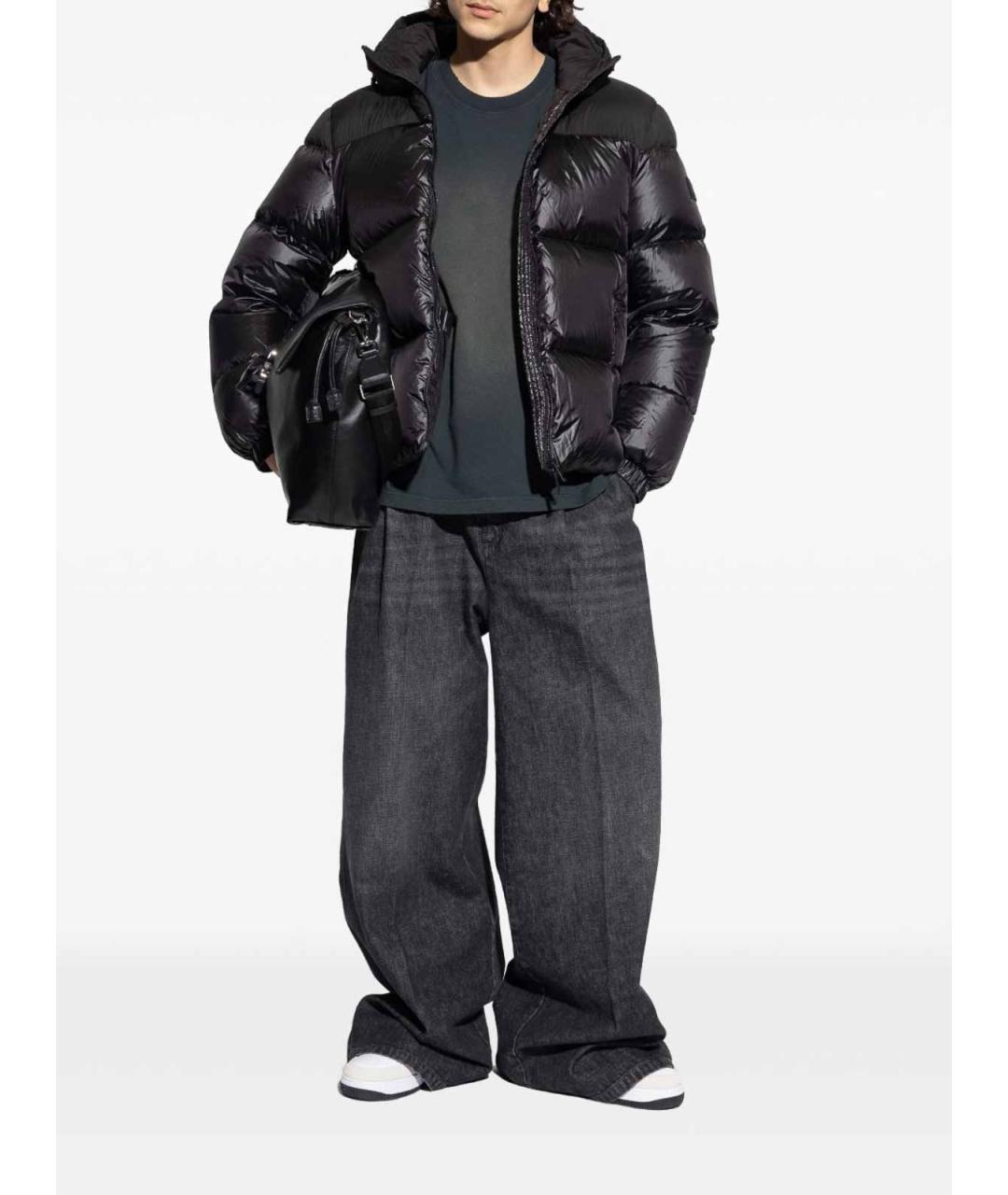 GOLDEN GOOSE Серая хлопковая футболка, фото 3