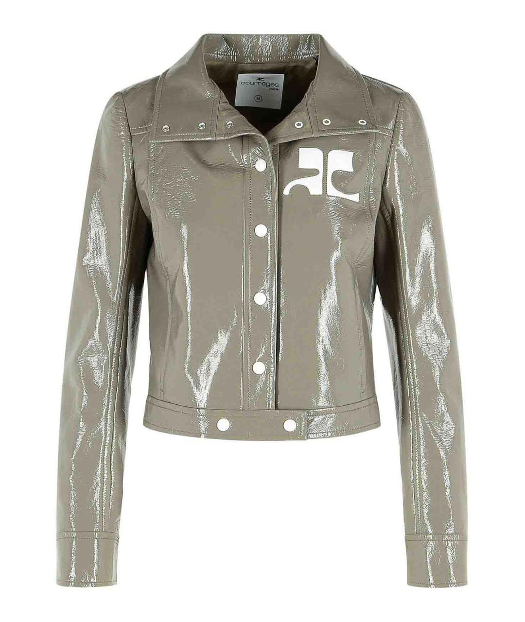 COURREGES Серая вискозная куртка, фото 1