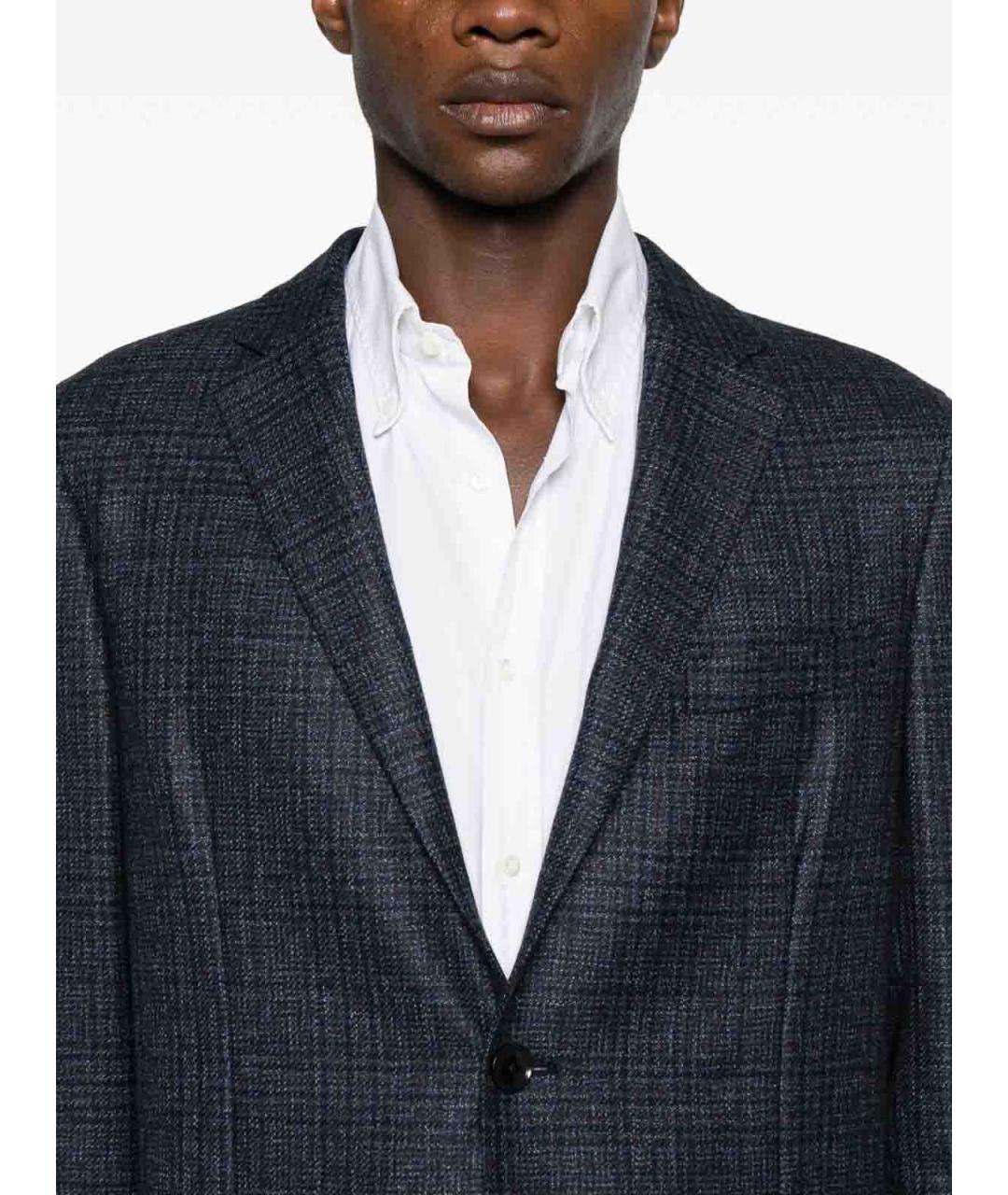 ZEGNA Синий пиджак, фото 5