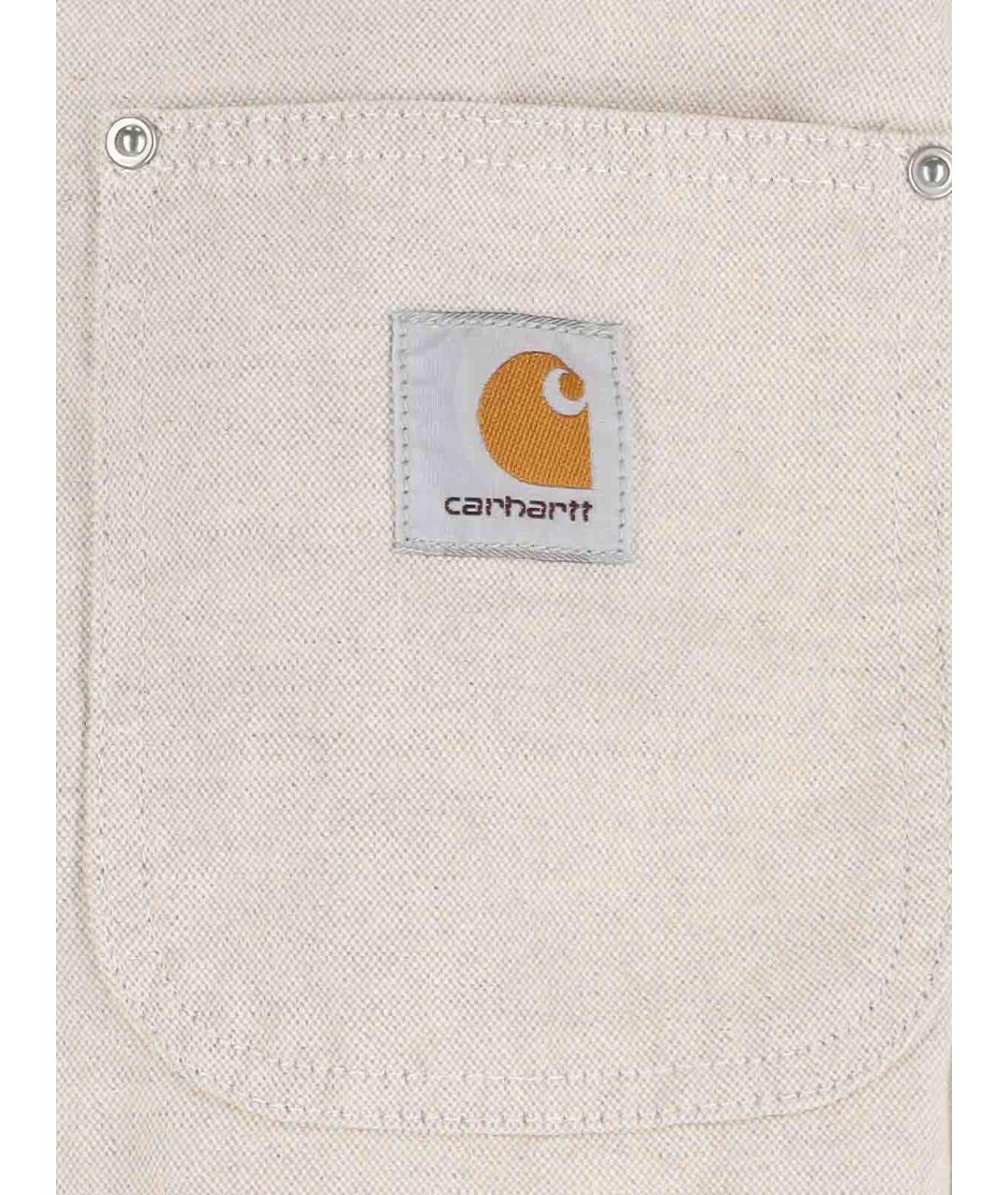 CARHARTT Бежевая хлопковая классическая рубашка, фото 3