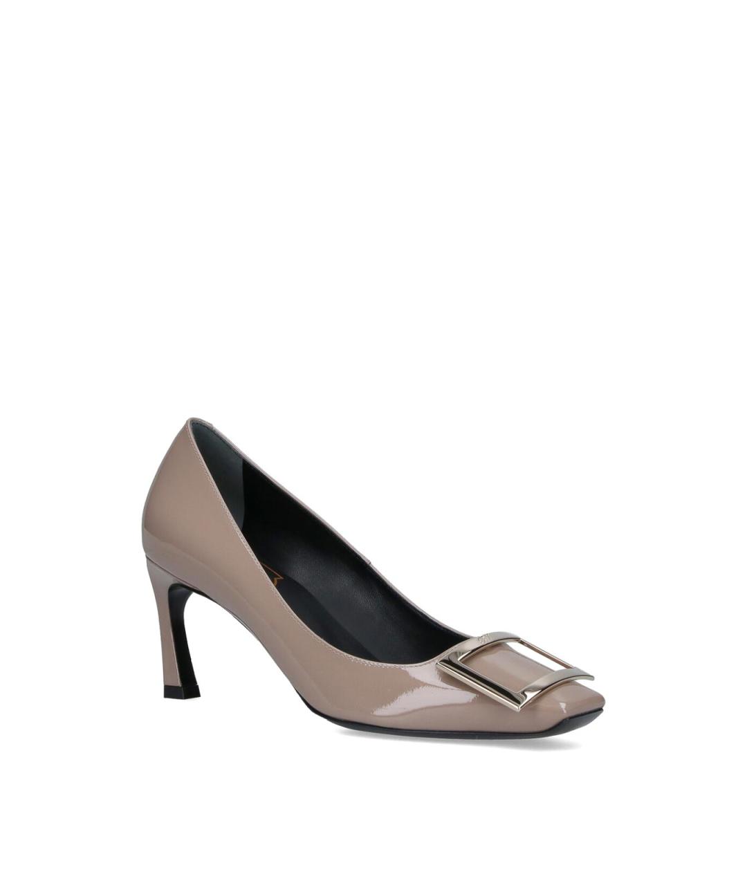 ROGER VIVIER Серые кожаные туфли, фото 2