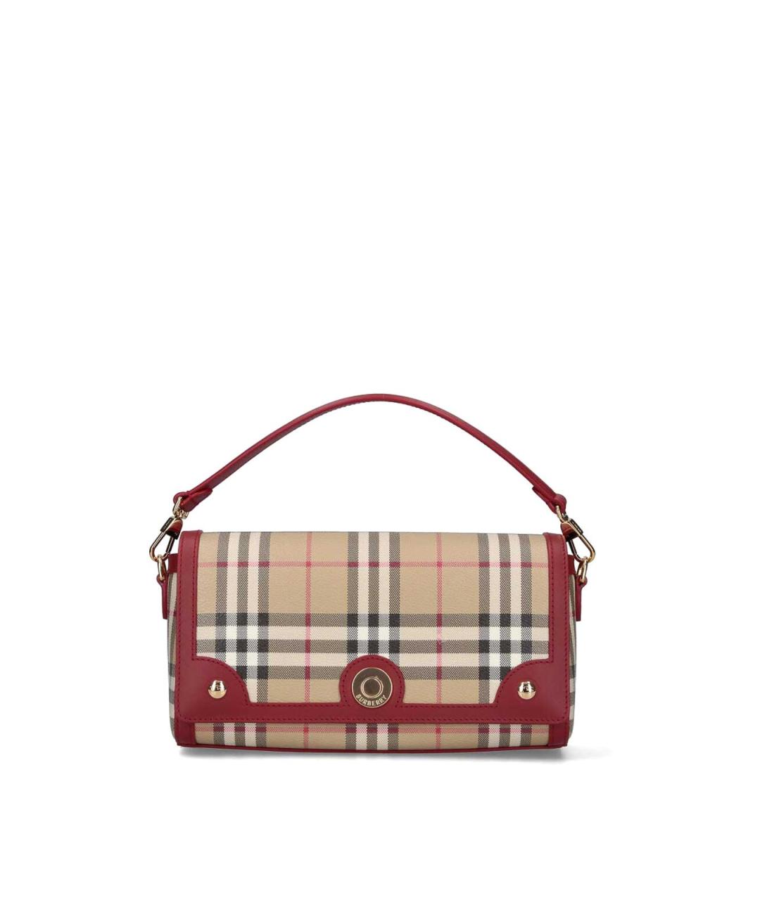 BURBERRY Бежевая синтетическая сумка тоут, фото 1