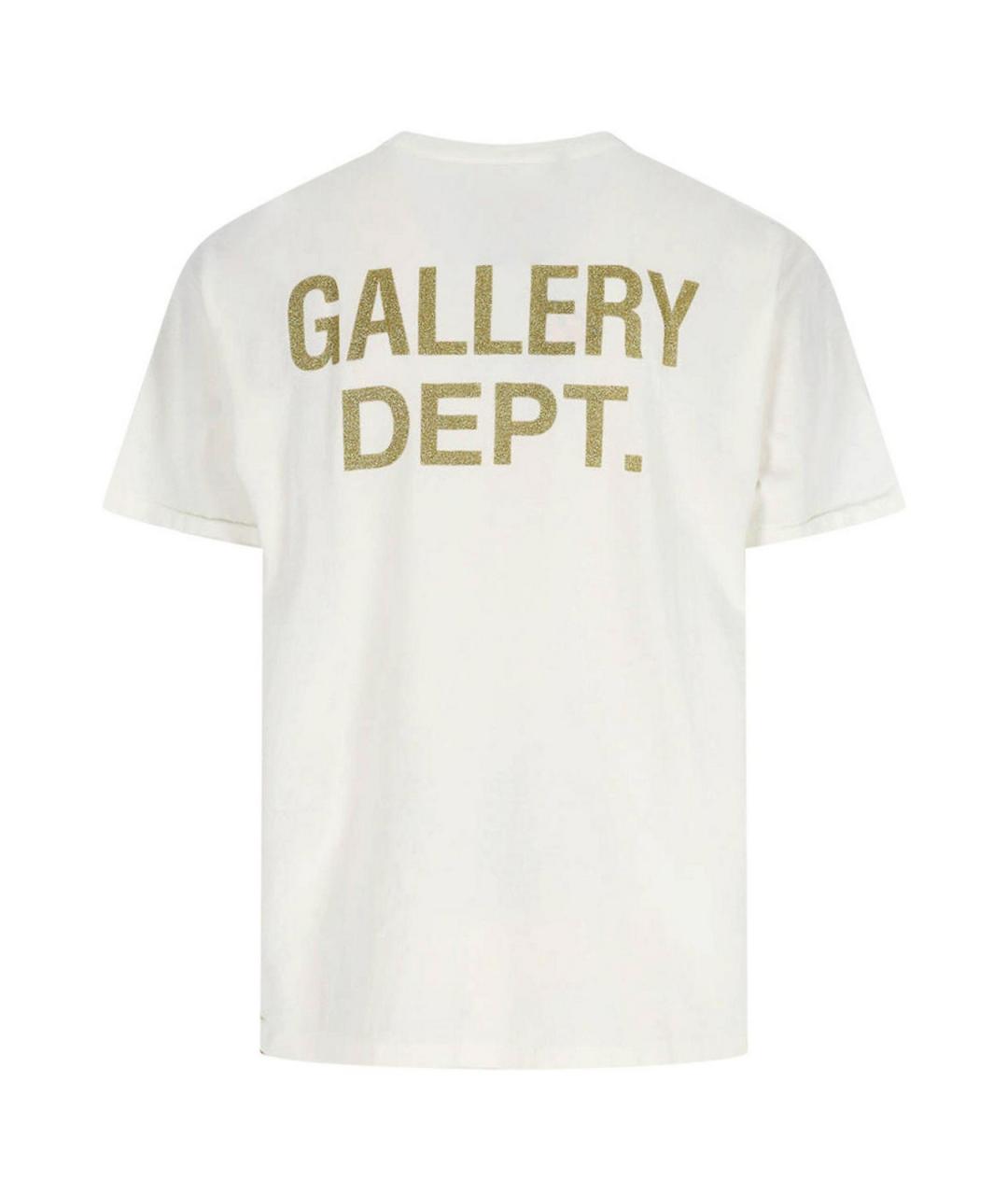 Gallery Dept Белая хлопковая футболка, фото 2