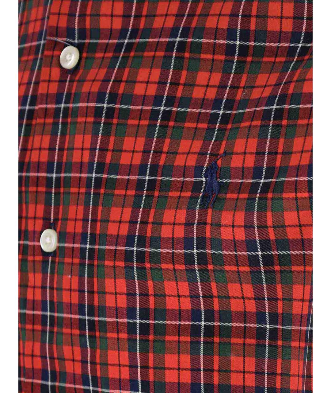 POLO RALPH LAUREN Красная хлопковая классическая рубашка, фото 3
