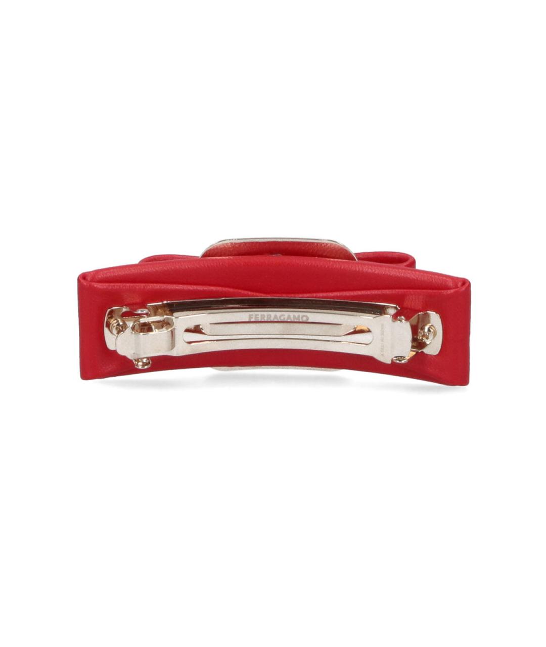 FERRAGAMO Красная заколка, фото 3