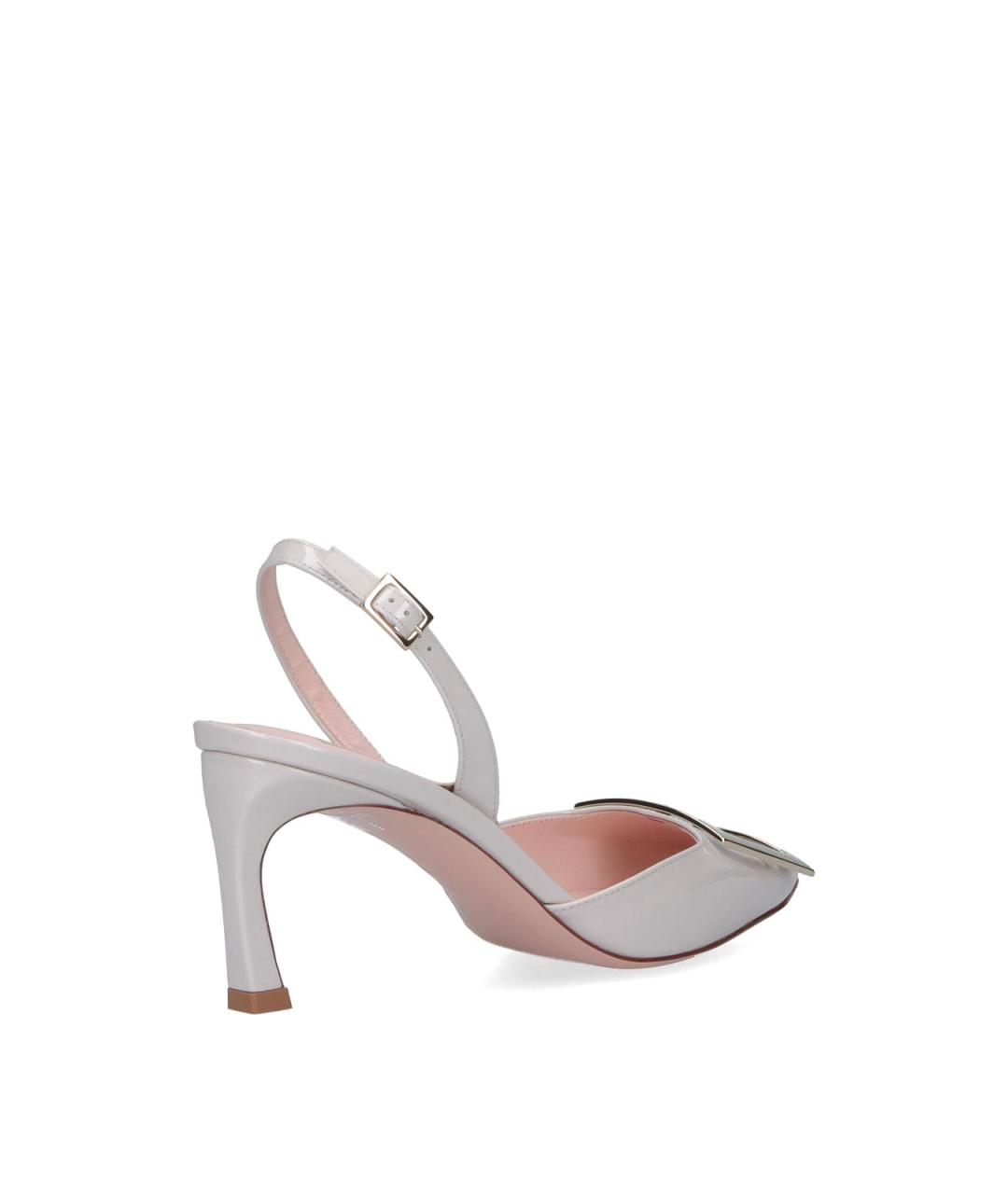 ROGER VIVIER Белые кожаные туфли, фото 4