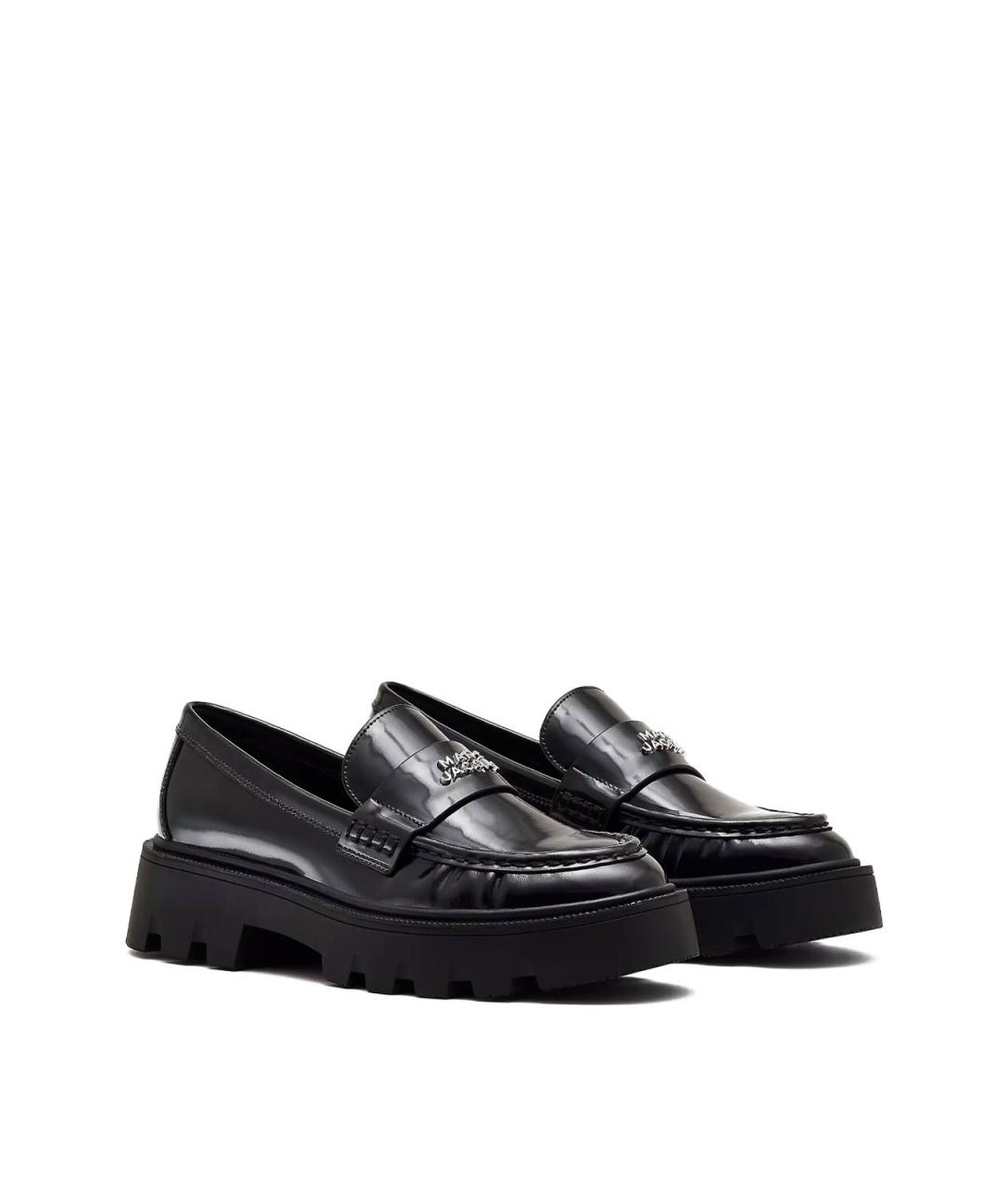 MARC JACOBS Черные кожаные лоферы, фото 2
