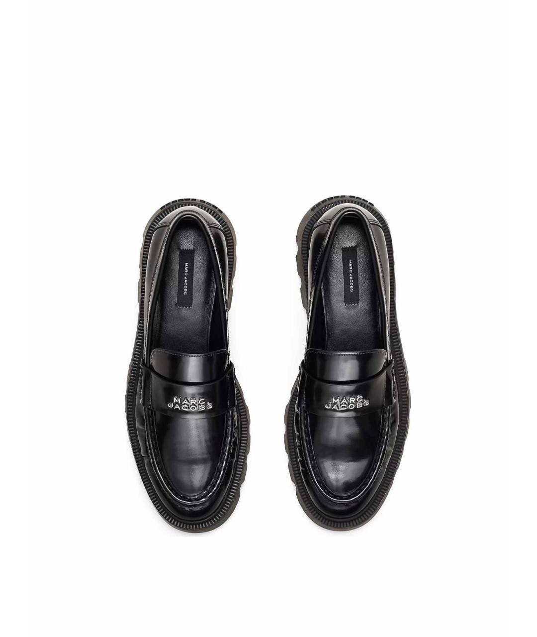 MARC JACOBS Черные кожаные лоферы, фото 4
