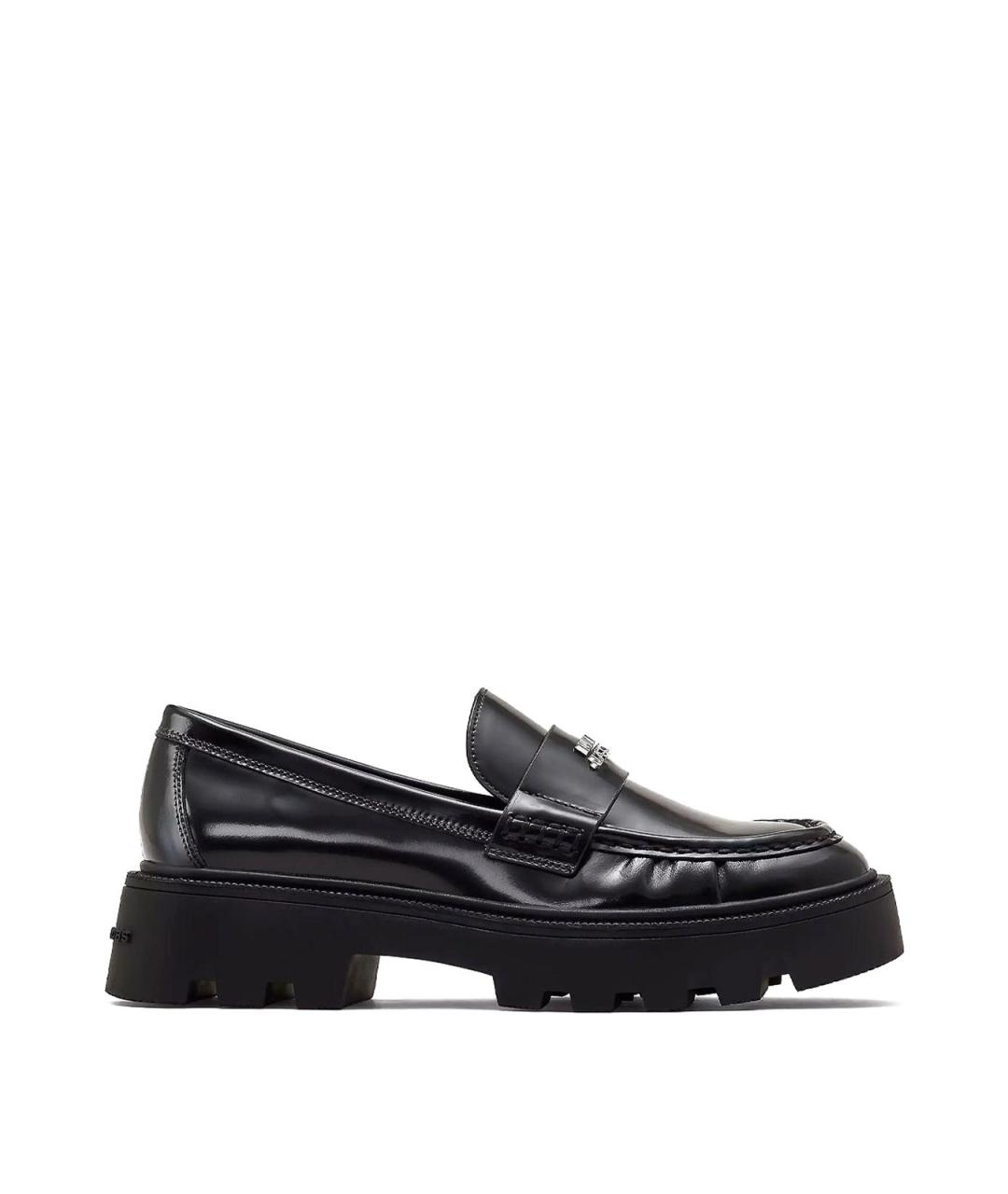 MARC JACOBS Черные кожаные лоферы, фото 1