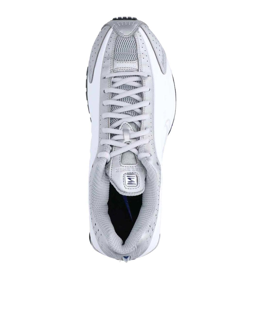 NIKE Белые кожаные низкие кроссовки / кеды, фото 5