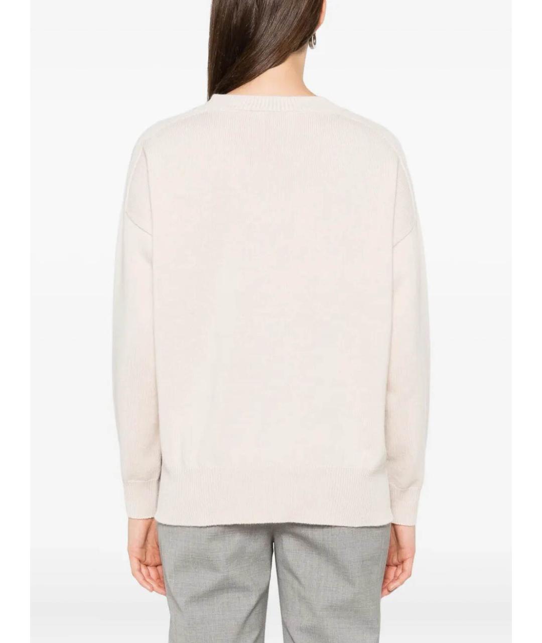 PESERICO Бежевый кашемировый джемпер / свитер, фото 5