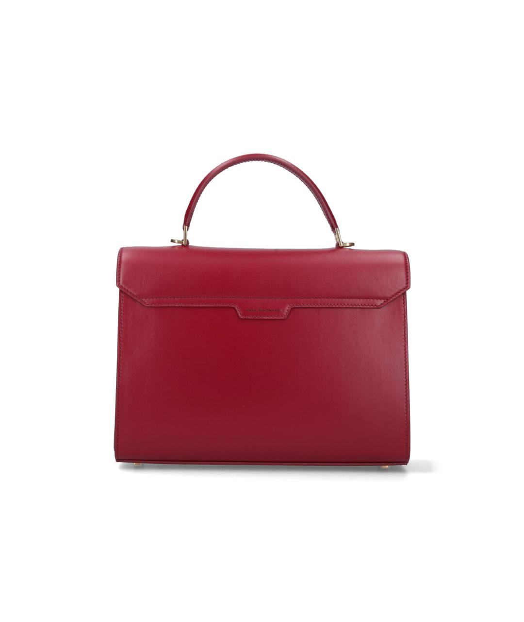 ANYA HINDMARCH Красная кожаная сумка тоут, фото 3