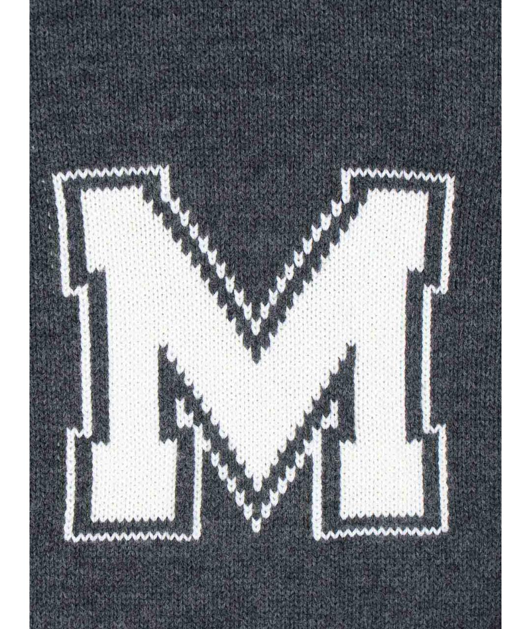 MM6 MAISON MARGIELA Антрацитовый шерстяной джемпер / свитер, фото 5