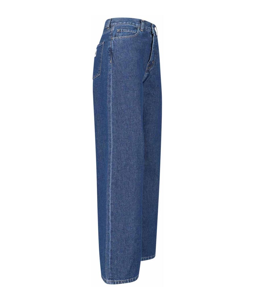 CARHARTT Синие хлопковые прямые джинсы, фото 3