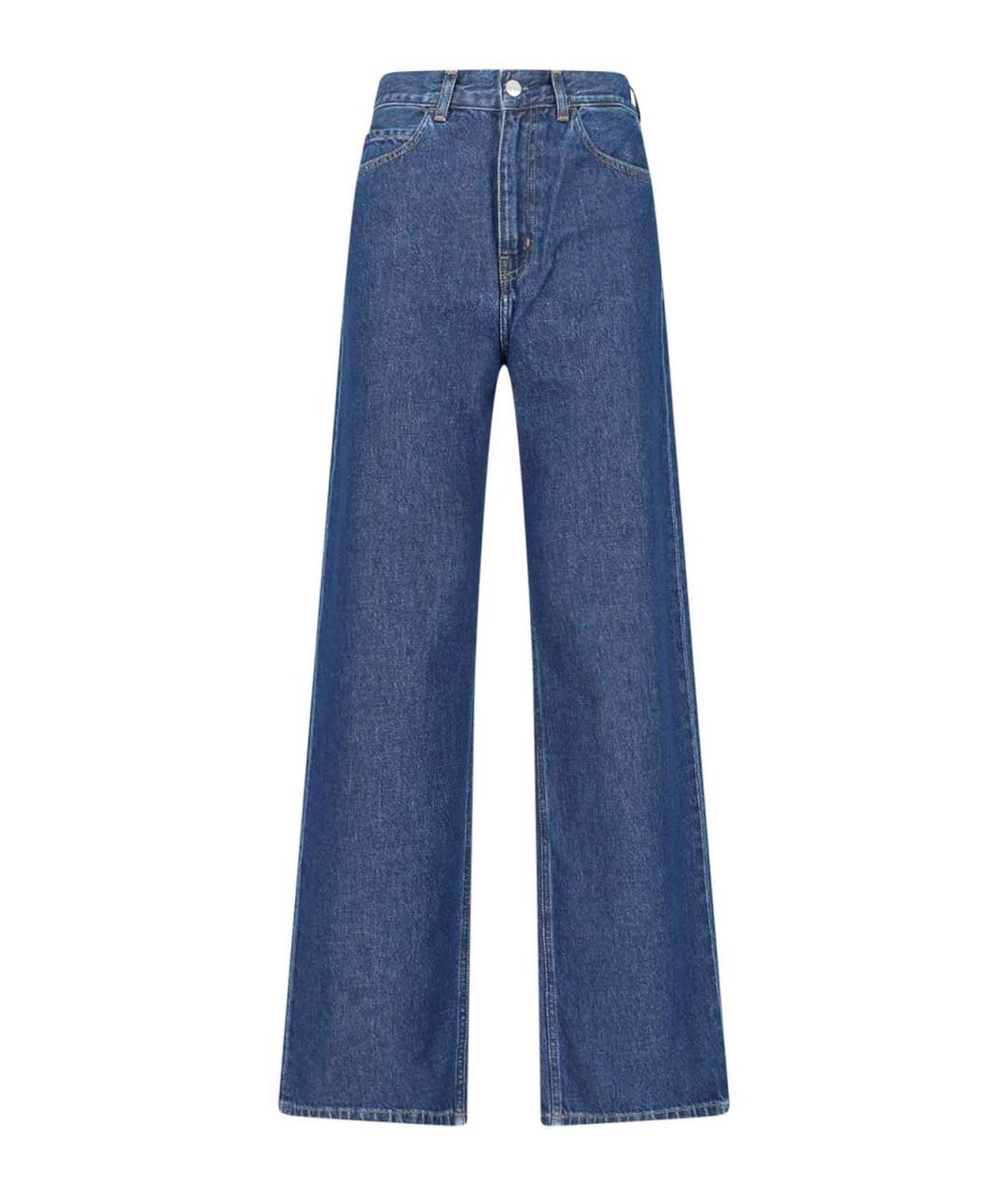CARHARTT Синие хлопковые прямые джинсы, фото 1