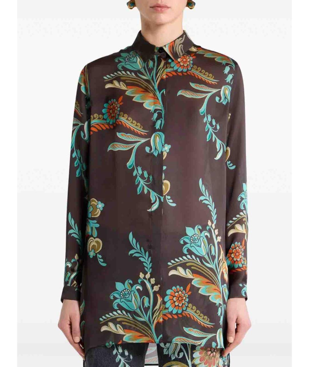 ETRO Мульти шелковая рубашка, фото 3