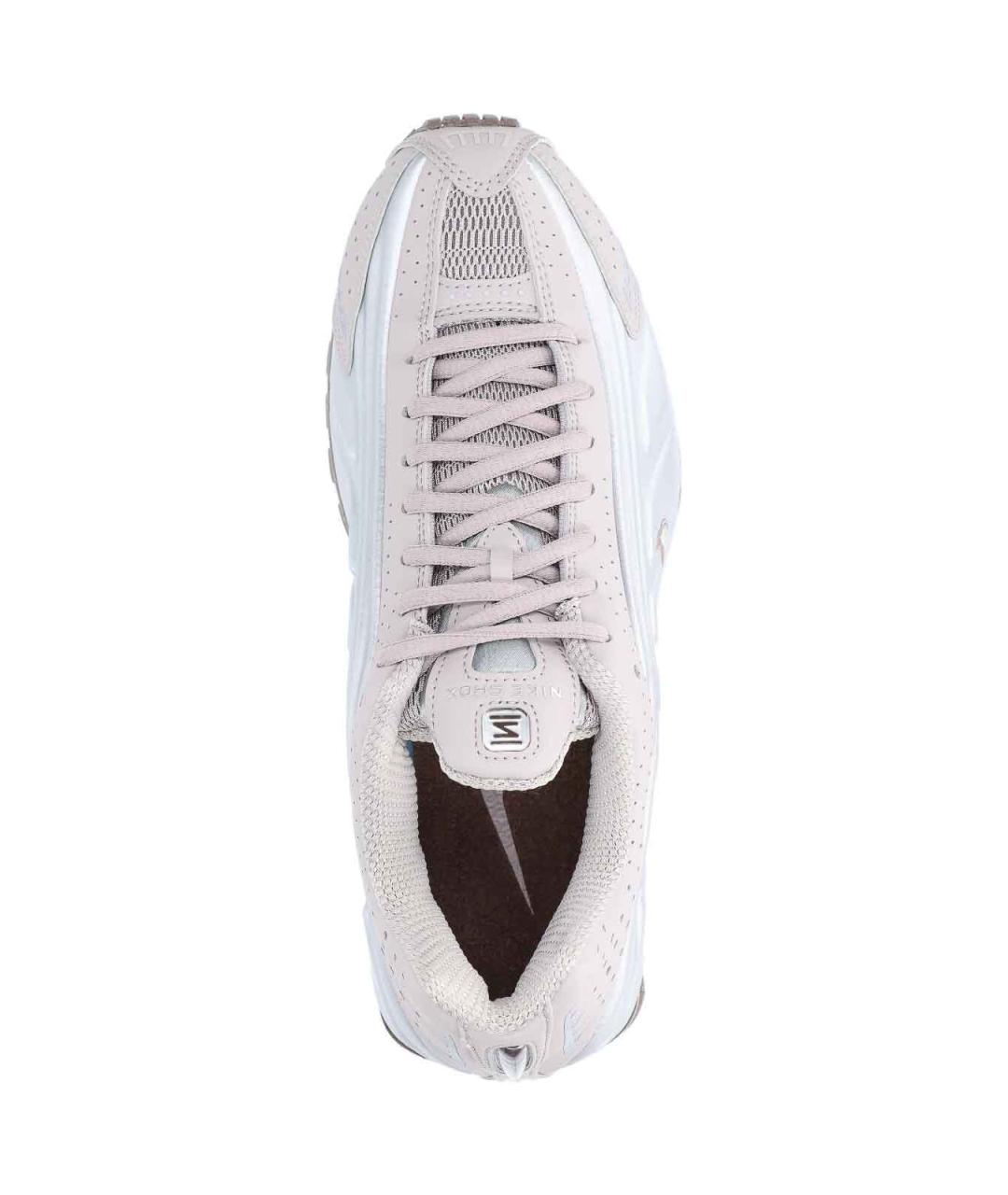 NIKE Серые кожаные низкие кроссовки / кеды, фото 5
