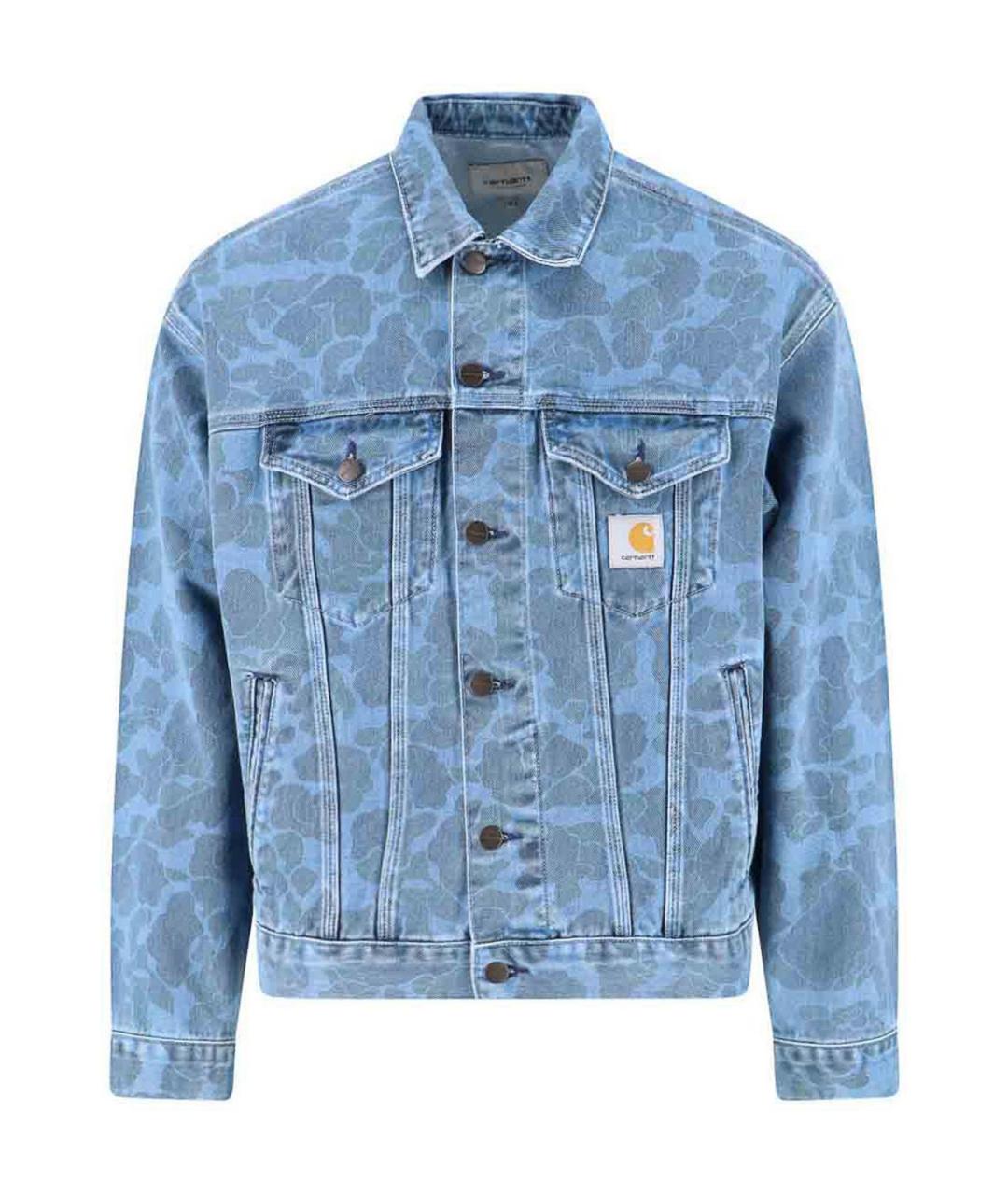 CARHARTT Голубая хлопковая куртка, фото 1