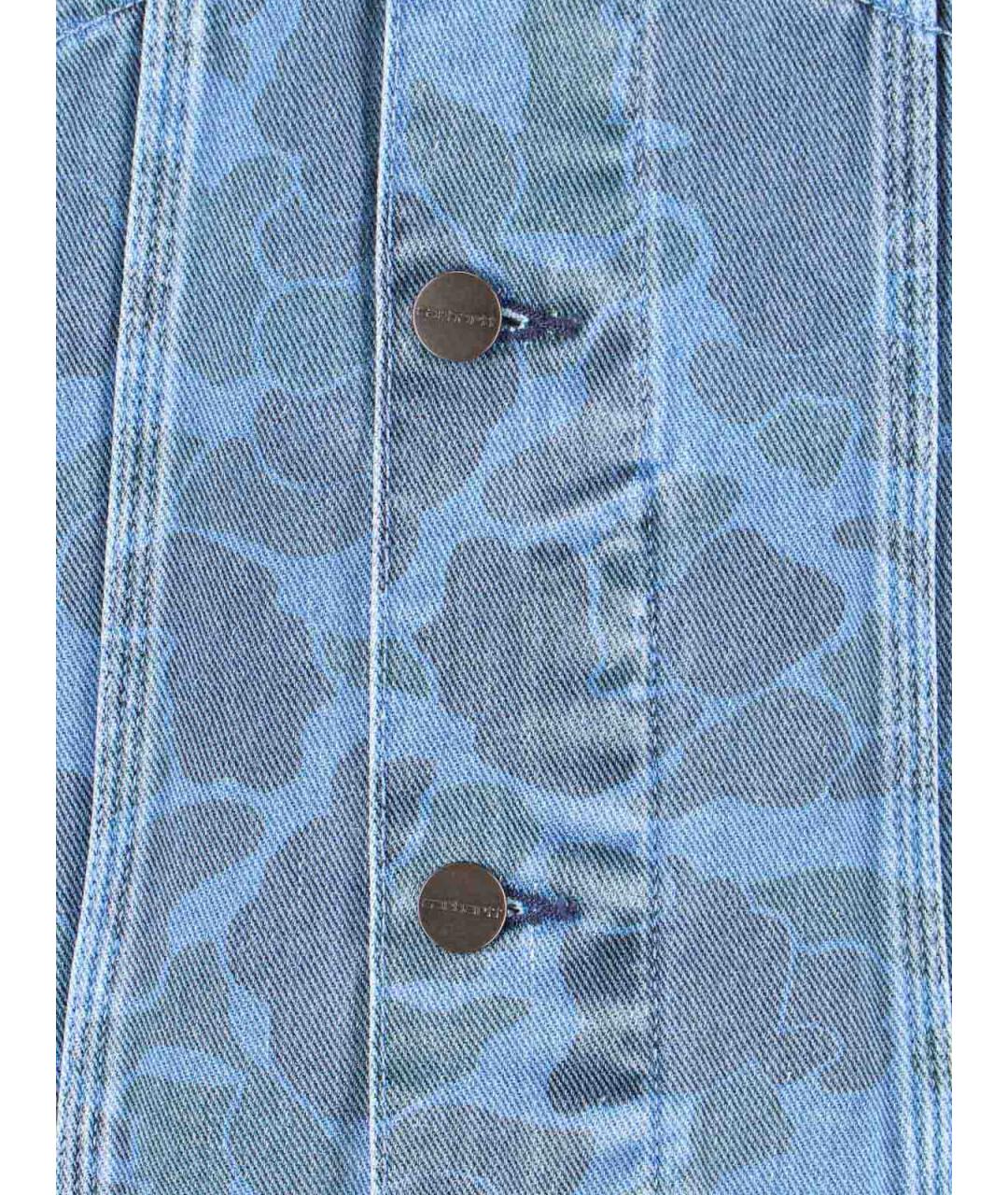 CARHARTT Голубая хлопковая куртка, фото 4