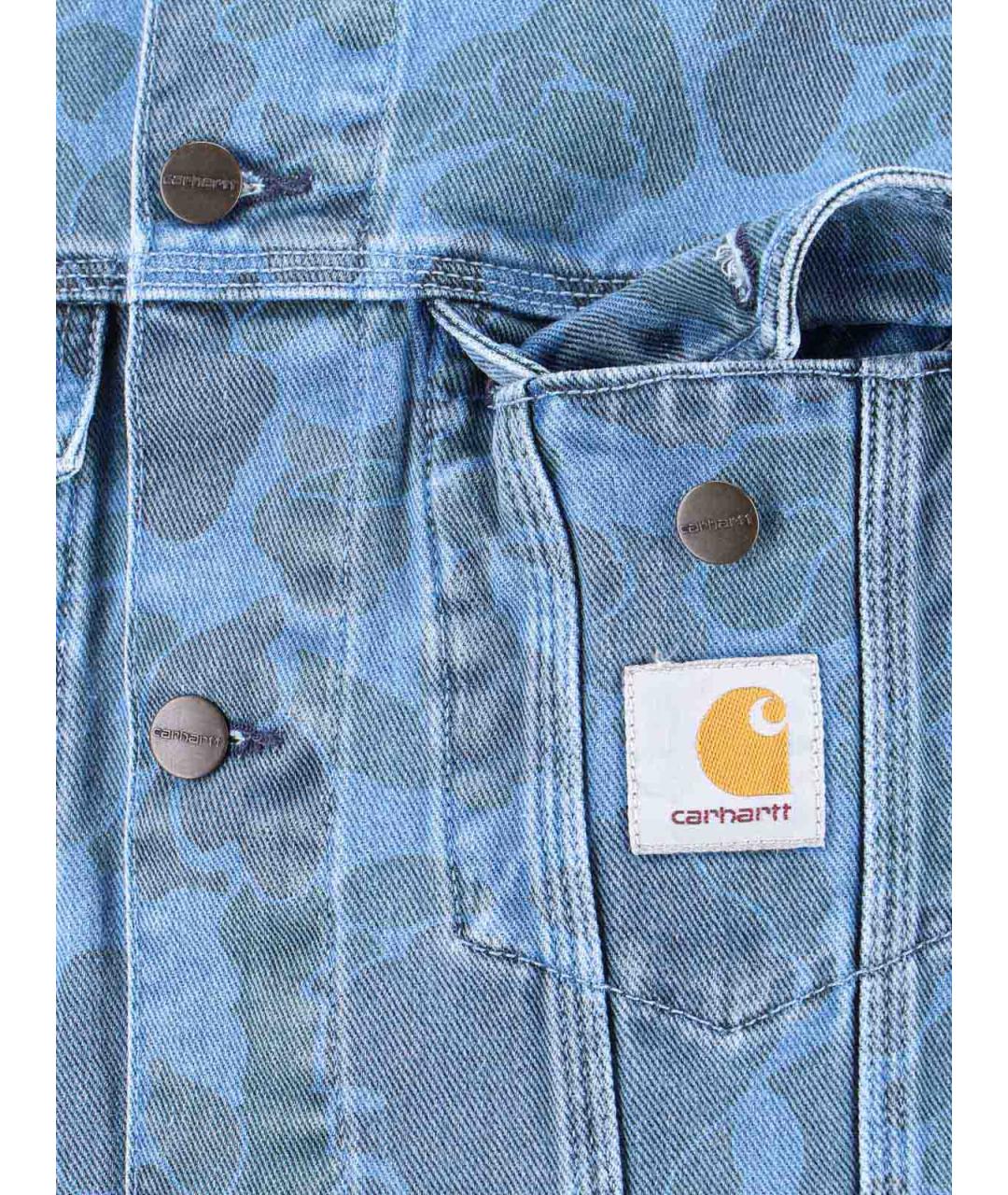 CARHARTT Голубая хлопковая куртка, фото 3