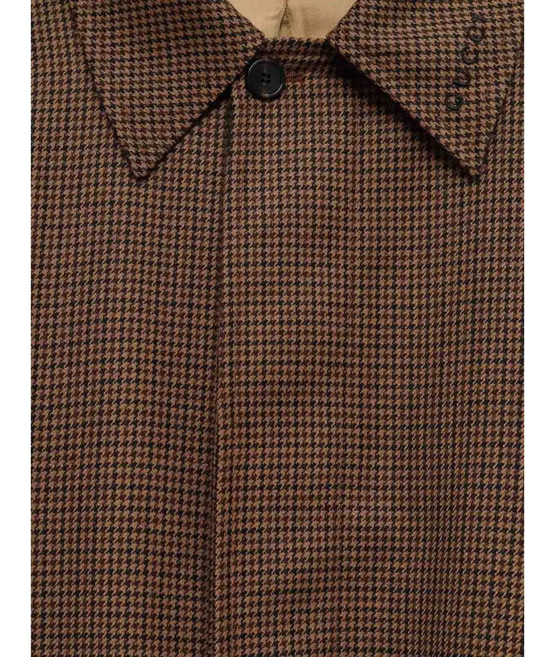GUCCI Бежевое шерстяное пальто, фото 3