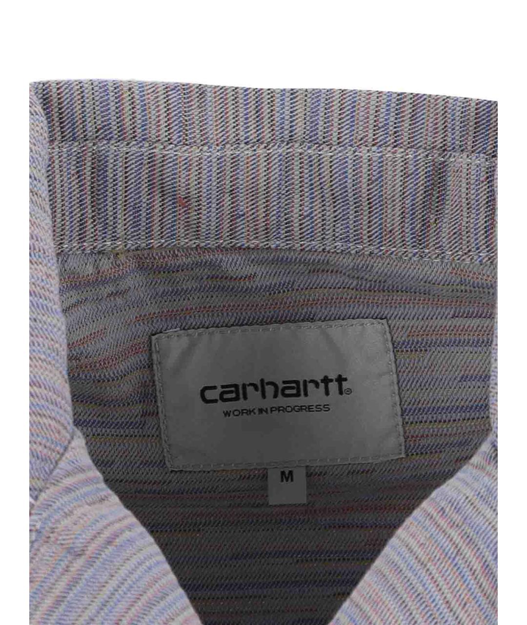 CARHARTT Серая хлопковая классическая рубашка, фото 4