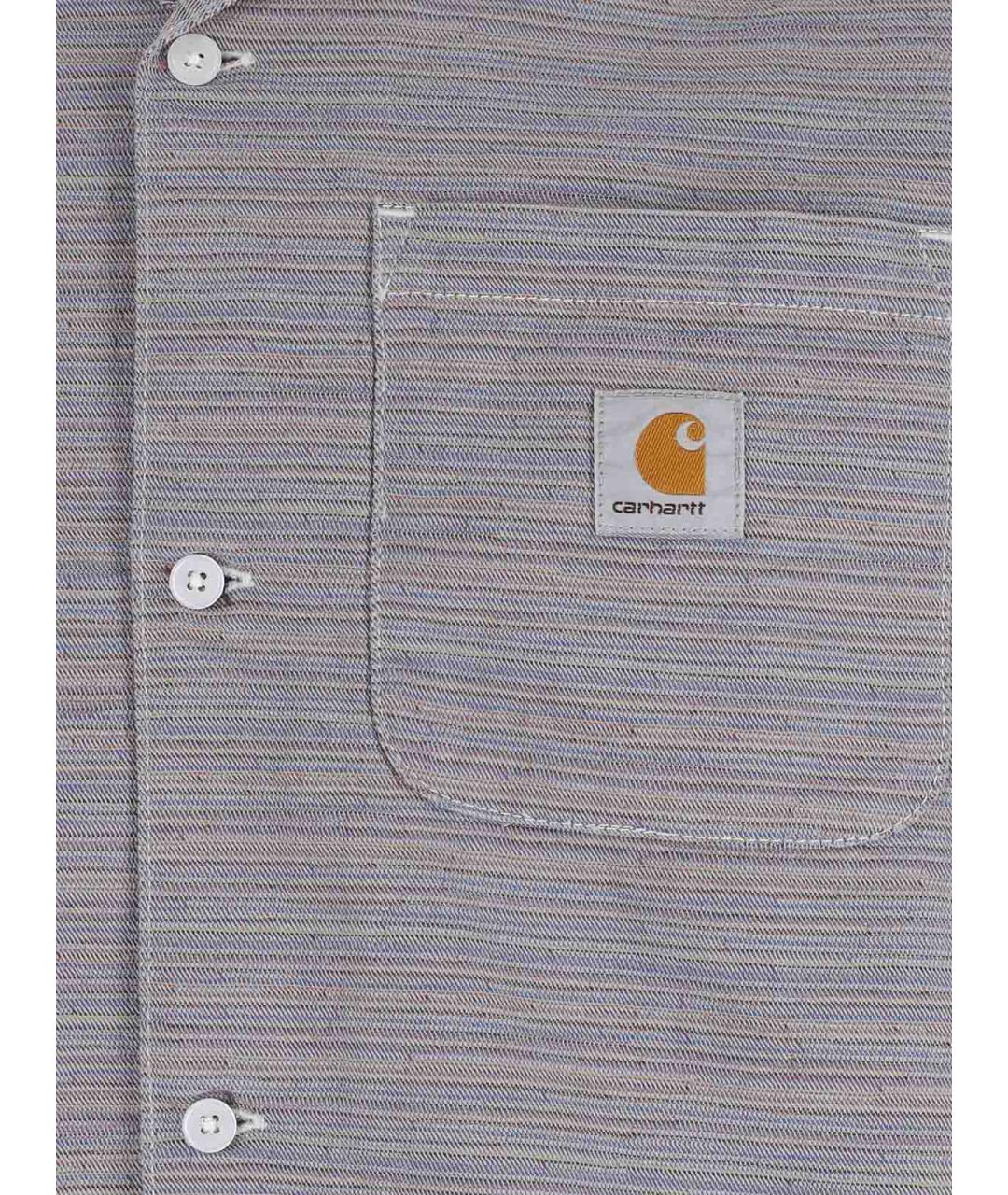 CARHARTT Серая хлопковая классическая рубашка, фото 3