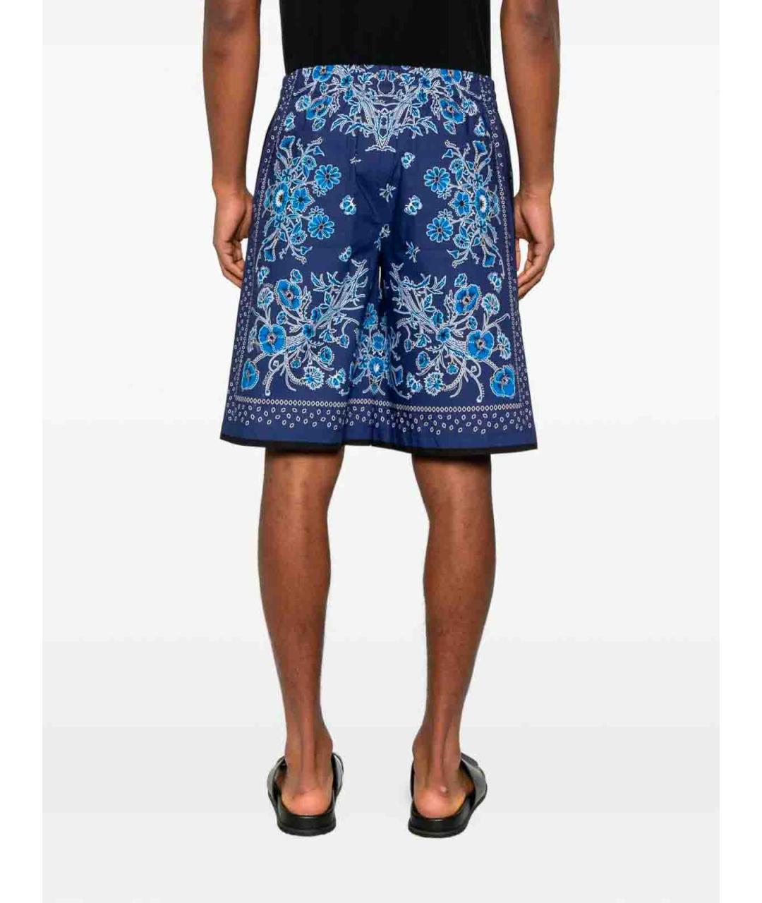 GUCCI Синие хлопковые шорты, фото 5