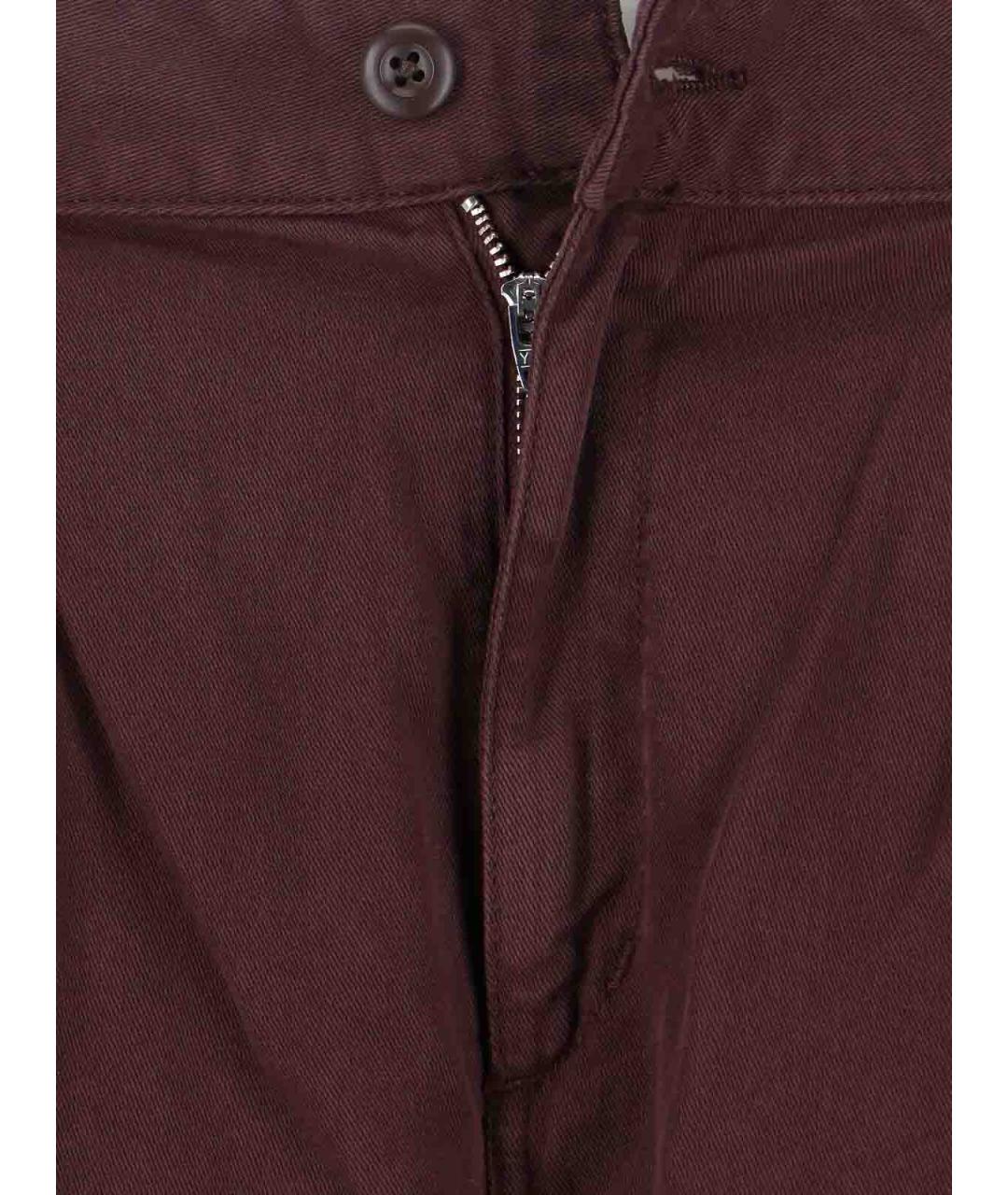 CARHARTT Коричневые хлопковые повседневные брюки, фото 5