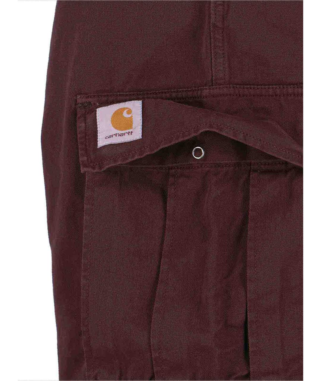 CARHARTT Коричневые хлопковые повседневные брюки, фото 4