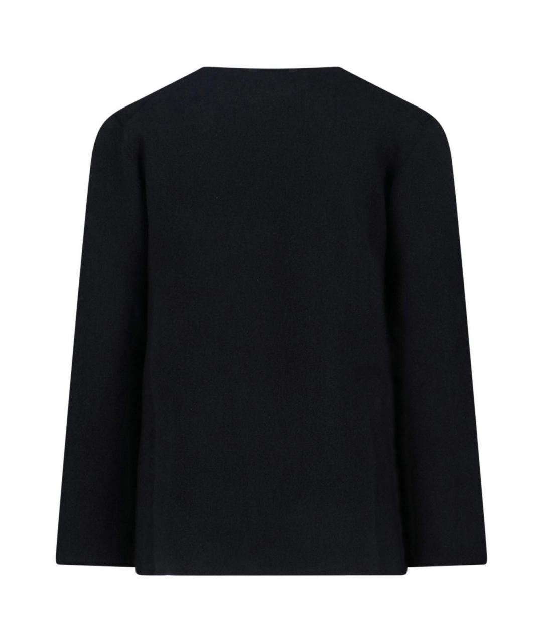 COMME DES GARÇONS HOMME PLUS Черный шерстяной джемпер / свитер, фото 2