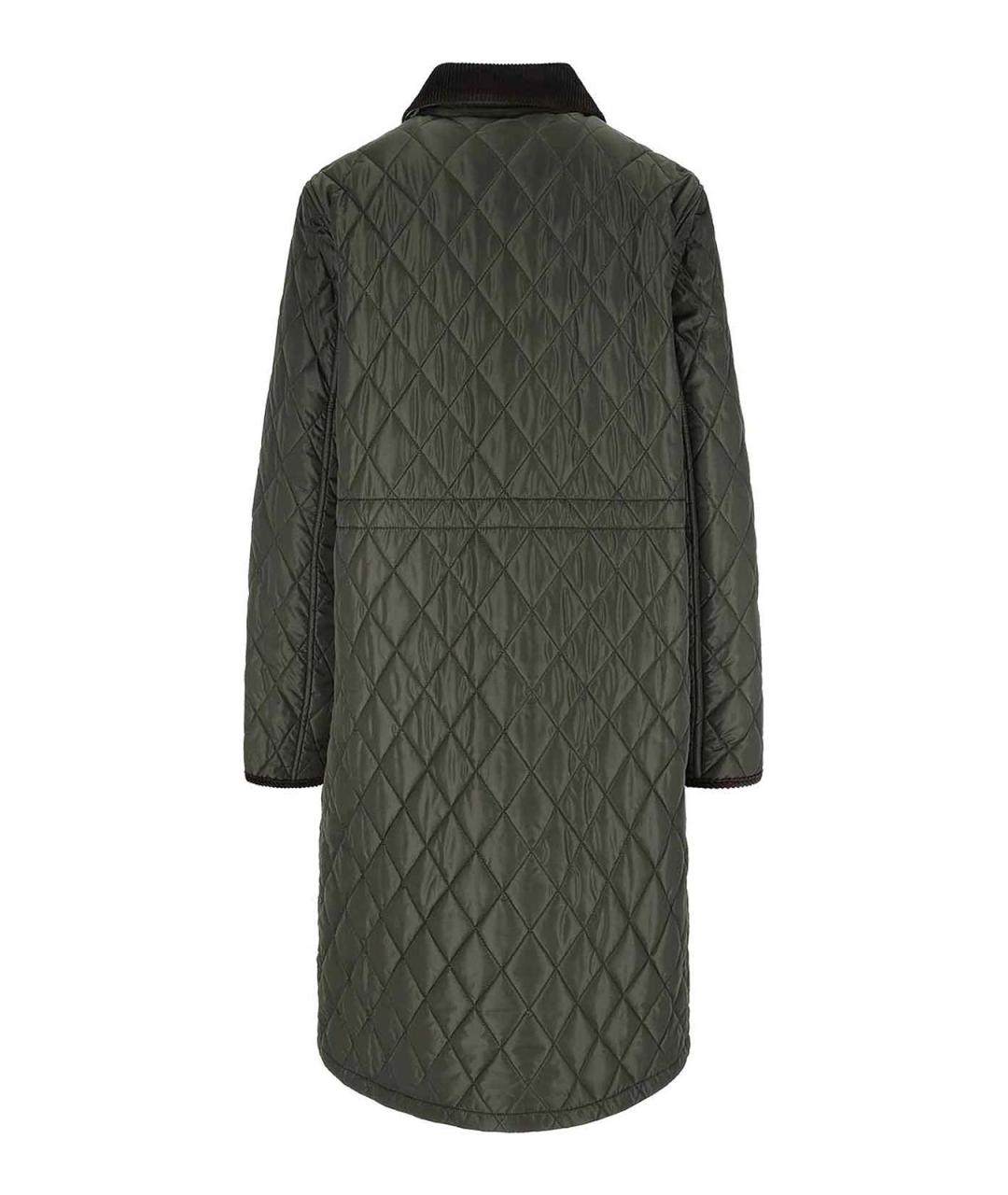 BURBERRY Зеленая бархатная куртка, фото 2