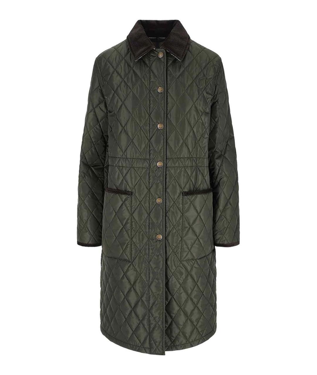 BURBERRY Зеленая бархатная куртка, фото 1