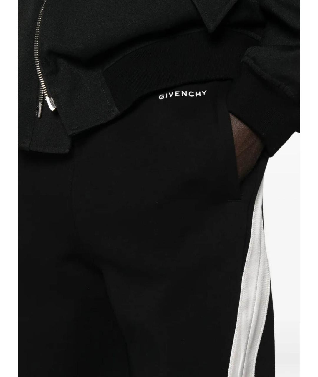 GIVENCHY Черные хлопковые повседневные брюки, фото 3