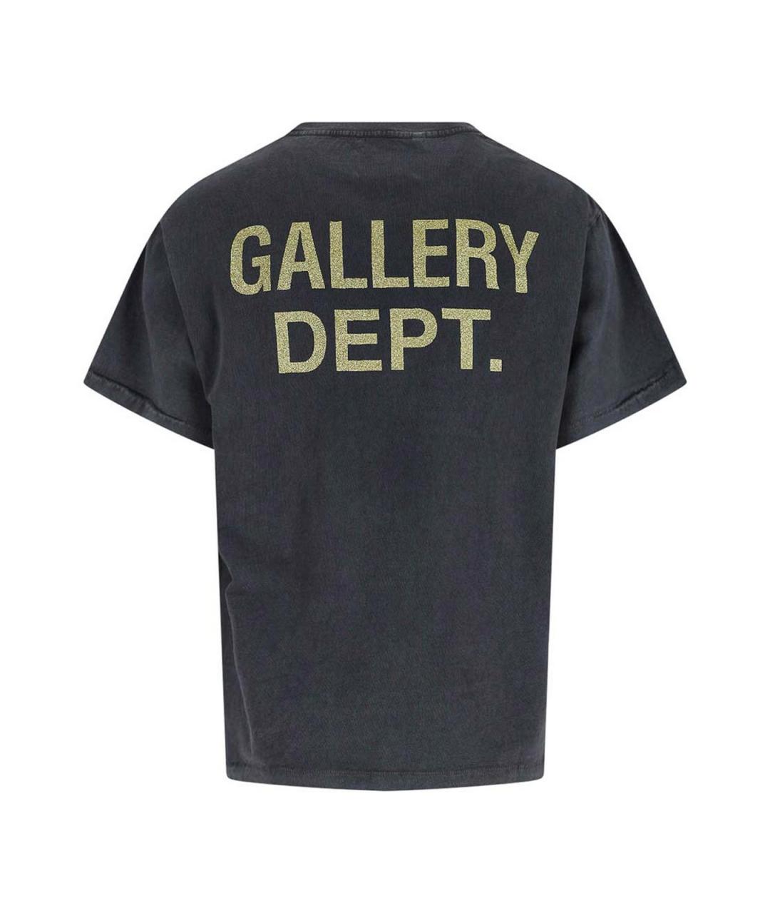 Gallery Dept Черная хлопковая футболка, фото 2