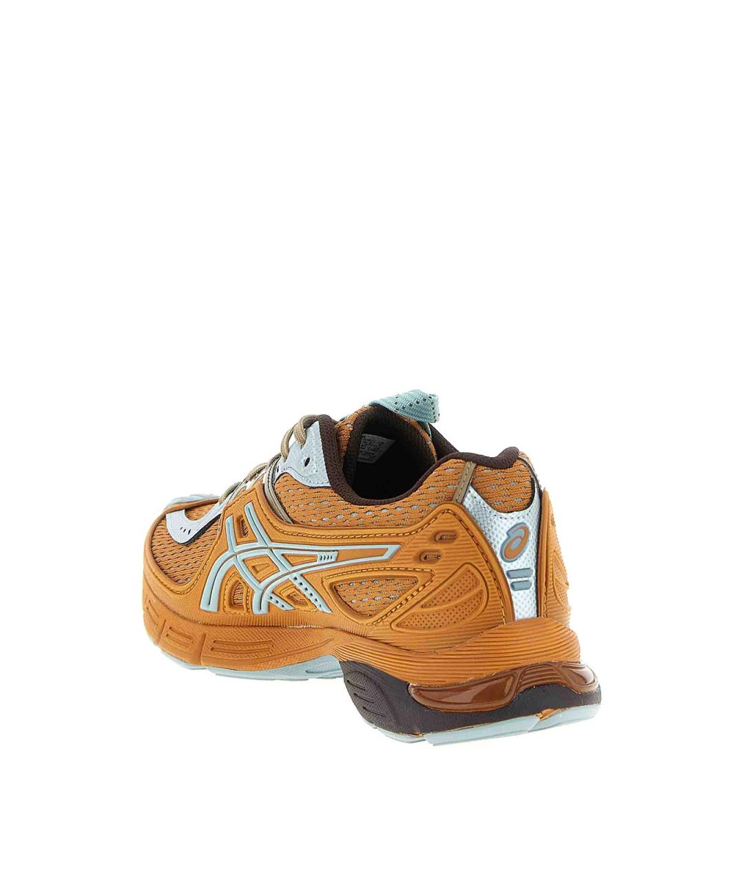 ASICS Оранжевые кожаные низкие кроссовки / кеды, фото 3