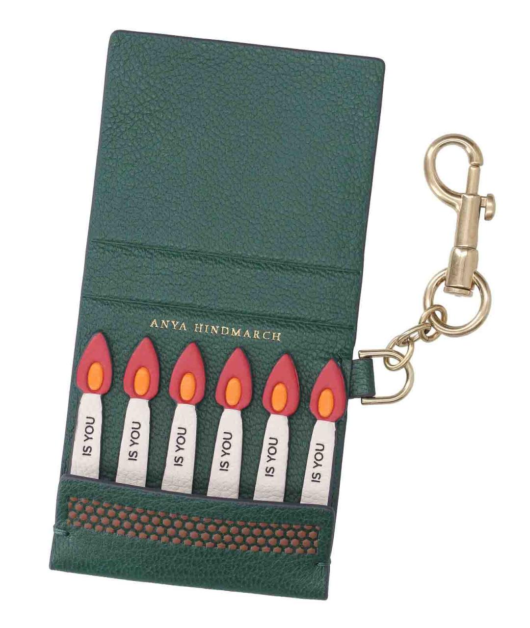 ANYA HINDMARCH Зеленый брелок, фото 3