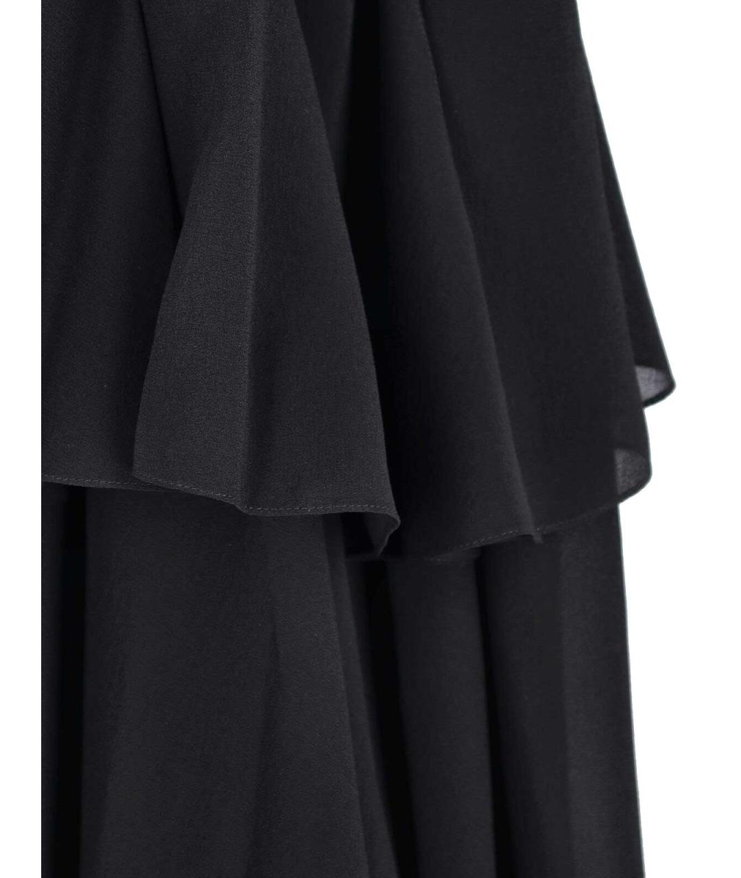 CHLOE Черное шелковое повседневное платье, фото 5
