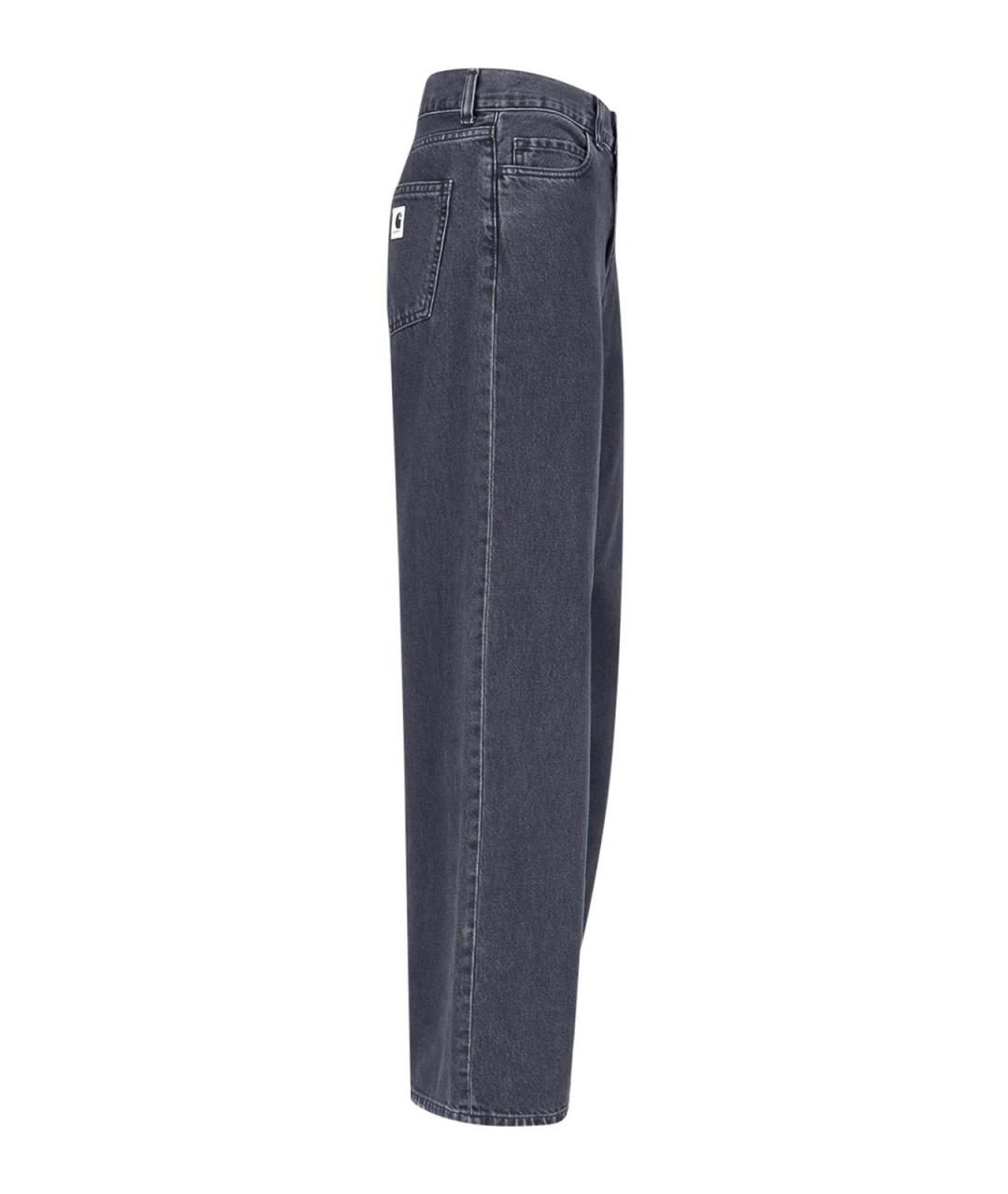 CARHARTT Черные хлопковые прямые джинсы, фото 3