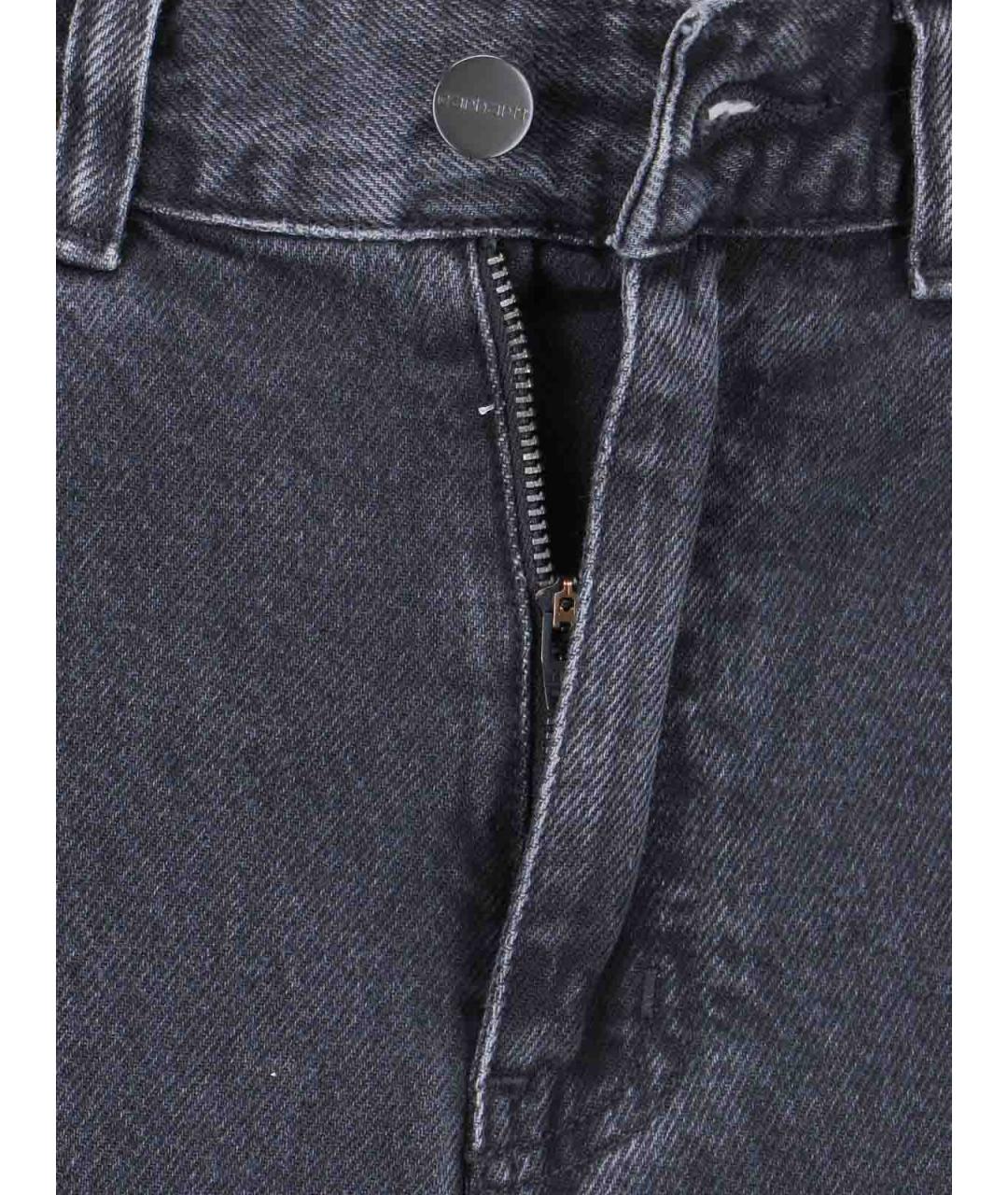 CARHARTT Черные хлопковые прямые джинсы, фото 5