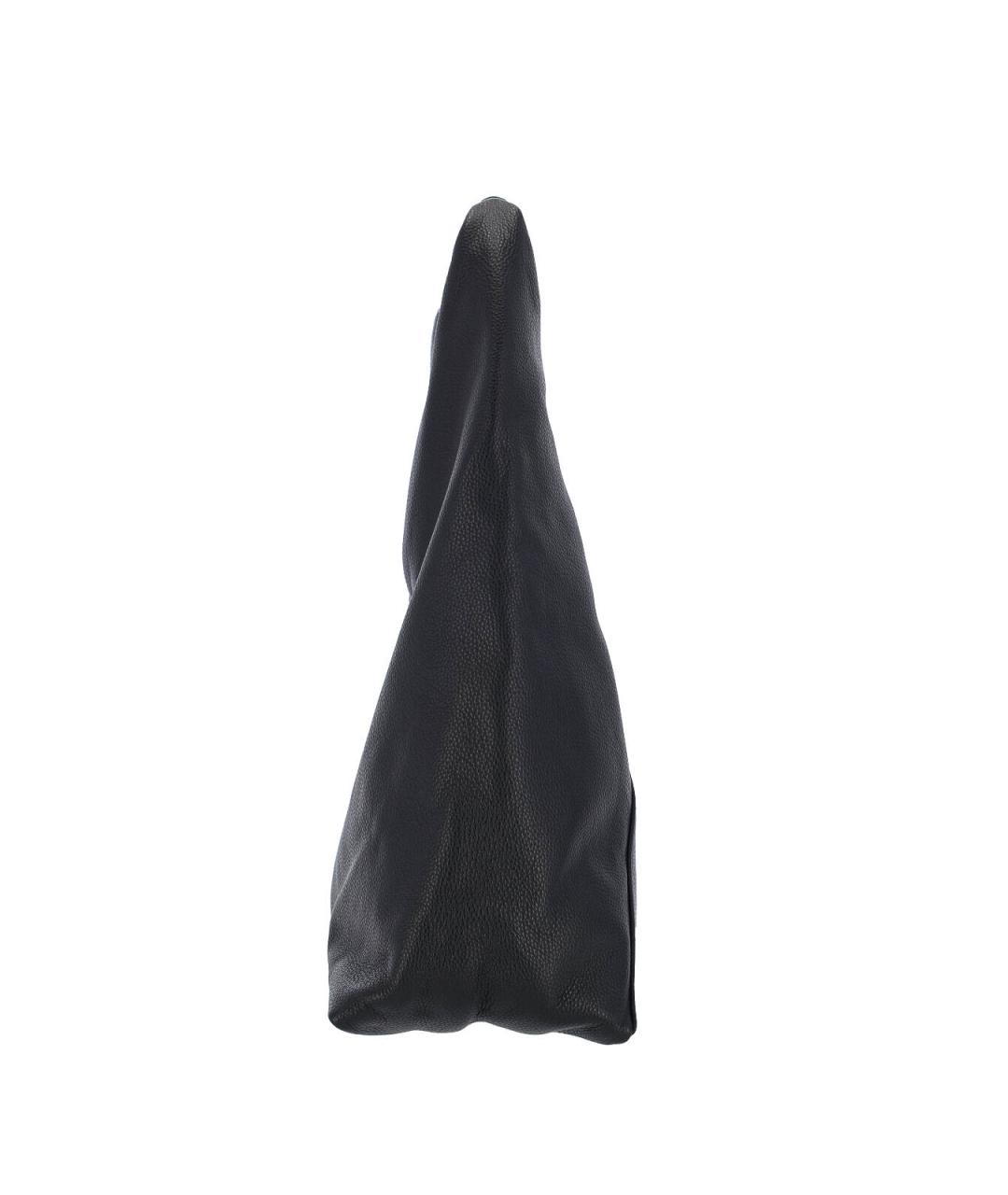 MM6 MAISON MARGIELA Черная кожаная сумка через плечо, фото 5
