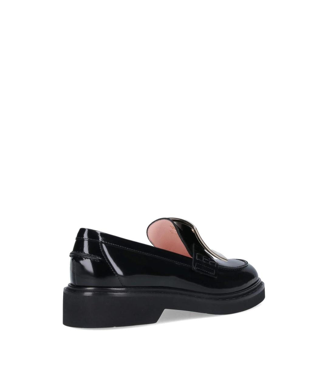 ROGER VIVIER Черные резиновые лоферы, фото 4