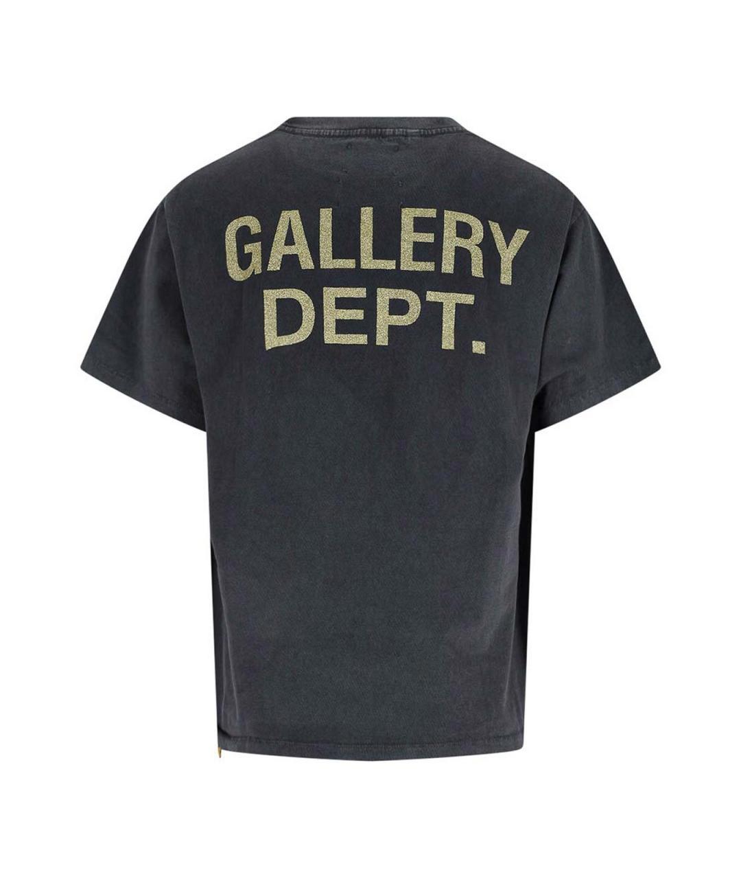 Gallery Dept Черная хлопковая футболка, фото 2